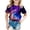 Z06-Purple, variant on MUXiin Boys Shirts Size 6 Letter Graphic Printed Cute Funny Short Sleeve T Shirts Loose Funny Tees T Shirts for Boys and Girls