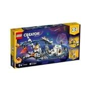 LEGO Creator 3 in 1 Space Roller Coaster Building Toy Set Featuring a Roller Coaster, Drop Tower, Carousel and 5 Minifigures, Rebuildable Amusement Park for Kids Ages 9 , 31142