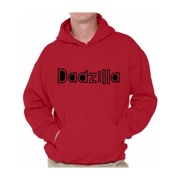 Awkward Styles Men's Dadzilla Dad's Graphic Hoodie Tops Father's Day Cool Gift for Dad