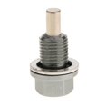 thumbnail image 3 of M12X1.25 Anodized Magnetic Engine Oil Pan Drain Bolt Plug for Gray, 3 of 7