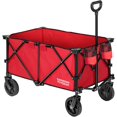 thumbnail image 1 of VIVOSUN Heavy Duty Folding Collapsible Wagon Utility Outdoor Camping Cart (Red), 1 of 5