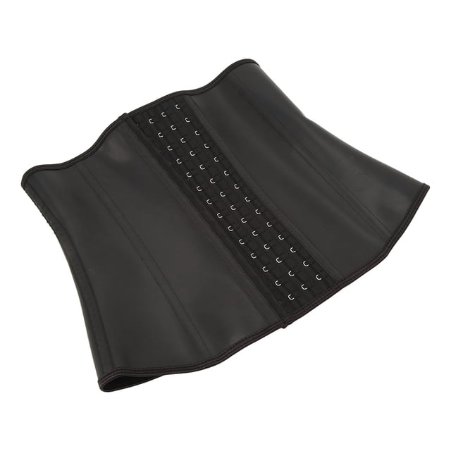 Corsé moldeador de cintura deportivo de látex para mujer, moldeador de abdomen, con 4 filas de ganchos, talla L