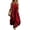 Womens dresses flowy dressy-Red, variant on Guieoi Summer Dresses for Women under $10 Plus Size Flowy Solid-Color V-Neck Sleeveless Dress with Pockets Beige XL