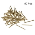 thumbnail image 3 of Uxcell 50pcs Clavos Pequeños de Latón para DIY Imágenes Cajas de Madera Accesorios para el Hogar 1.5x25mm, 3 of 5