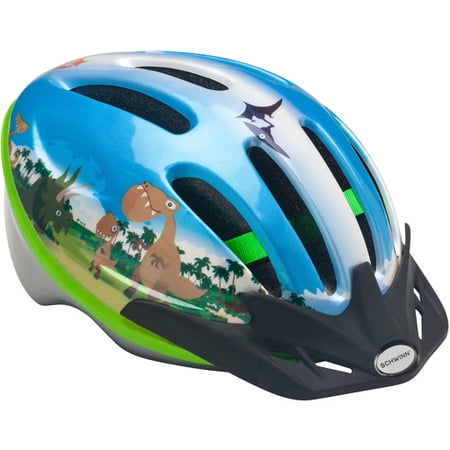 Schwinn Bastion Boys' Bicycle Helmet, Dino, Child