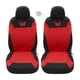 thumbnail image 1 of Juego de 4 fundas universales Unique Bargains para asientos de coche lavables y transpirables color rojo, 1 of 7