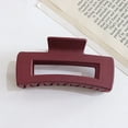 thumbnail image 5 of 4 pinzas rectangulares para el pelo, pinzas grandes para cabello grueso, antideslizantes, rectangulares, pinzas acrílicas para mandíbula de plátano, accesorios para el cabello para mujeres y, 5 of 5