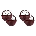 thumbnail image 5 of Flower Basket Wall Art 4Pcs Decorative Natural Style Indoor Use Wall Mounting, 5 of 5