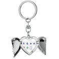 thumbnail image 1 of Chinese Culture Mahjong Game Heart Angel Wing Key Chain Holder, 1 of 3