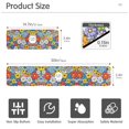 thumbnail image 3 of Yayeee Faucet Mat for Kitchen Sink 14.7" Diatomite Long Splash Guard Pad, Floral Fiesta, 2 Pack, 3 of 7