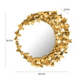 thumbnail image 6 of Butterfly Gold Round Mirror, 6 of 7