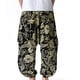 thumbnail image 5 of Pantalones bombachos de cintura media con estampado retro para hombre, informales, a la moda, de algodón, 5 of 9