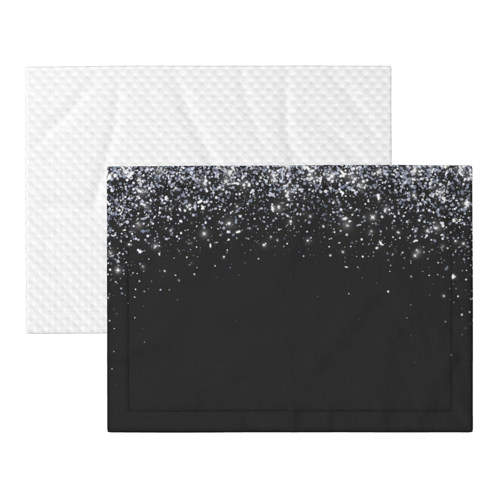 Naloa Silver Glitter1 Dog Blanket, 3 Sizes Cat Blanket for Indoor Cats Large Medium Small Dog Gifts-