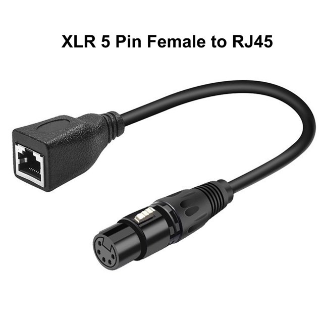 Converter Cable,Adapter Cable Rj45 Xlr Cable With 5 Pin Adapter Converter Female Ethernet Male And Female Rj45 Adapter To Rj45 Converter Cable Pin Cable-xlr Rj45 Pin Male To