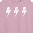 thumbnail image 3 of Instant Message - Row Of 3 Lightning Bolts - Women's Racerback Tank Top, 3 of 6