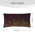 thumbnail image 3 of Yiaed Gold sparklin Microfiber Queen Pillow Cases,Pillowcases with Envelope Closure, Wrinkle, Fade and Stain Resistant Pillow Covers, 20x36in（No pillow core）, 3 of 7