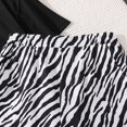 thumbnail image 6 of Glisme Casual Girls Clothing Set Summer Zbra Print Short Sleeve Top & Casual Shorts 2 Piece Set Size 9-10 Years Black Outfits Set For Girl, 6 of 9