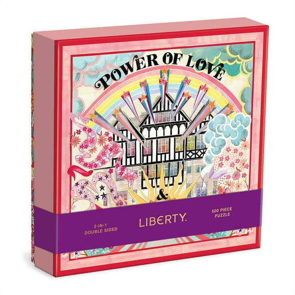 Liberty Power of Love 500 Piece Double Sided Puzzle with Shaped Pieces (Jigsaw)