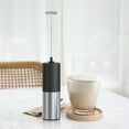 thumbnail image 4 of Milk Frother for Coffee, Lattes,Whisk Drink Mixer, Mini Foamer for Cappuccino, Frappe, Matcha, Hot Chocolate. Battery Operated Stainless Foam Maker Handheld Eletric Frothers, 4 of 15