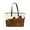 Brown & White, variant on Natural Cowhide Tote Bag 15 Inch Fashion Classic 1-Piece Handmade Variation