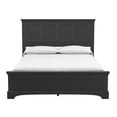 thumbnail image 5 of OSP Home Furnishings 4-Piece Farmhouse Solid Wood Queen Bedroom Set, Black, 5 of 22