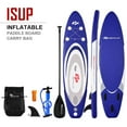 thumbnail image 3 of GVN Soft Top Surfboard, Small Surfboard,11 Feet Adjustable Inflatable Stand up Paddle SUP Surfboard with Bag, 3 of 7