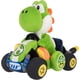 thumbnail image 1 of Sanei Boeki MKW01 Super Mario Kart World Yoshi Plush Toy W6.7 x D10.6 x H9.1 inches (W17 x D27 x H23 cm), 1 of 5
