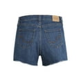 thumbnail image 3 of Signature by Levi Strauss & Co.™ Girls' High-Rise Cut-Off Shorts, Sizes 5-18, 3 of 4