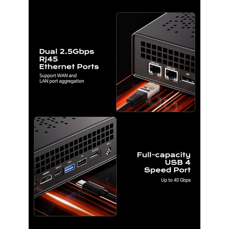 MINISFORUM MS-A1 Mini Workstation AMD Ryzen 7 8700G(8C/16T, up to