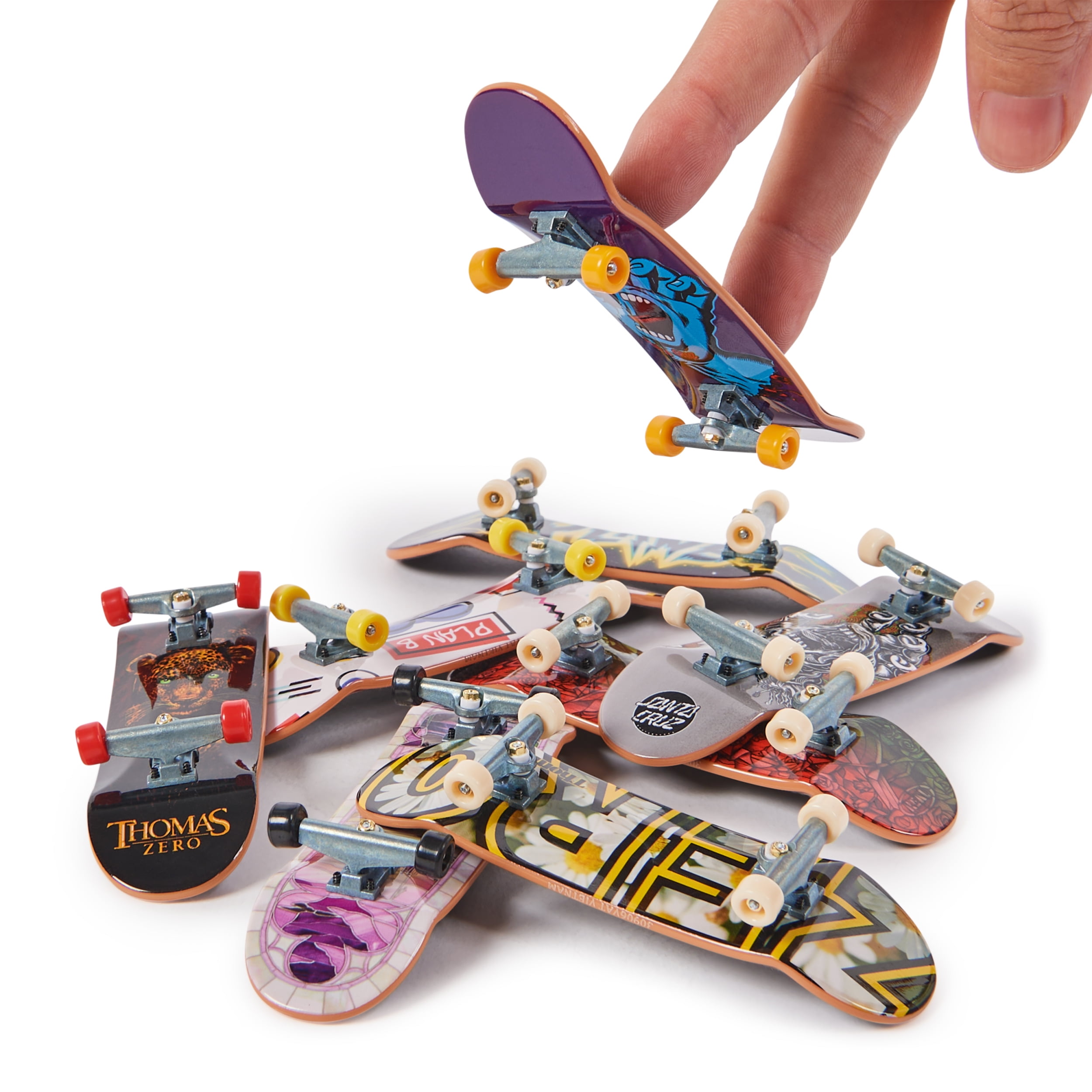 Tech Deck, Fingerboard 2-Pack, Real Skateboards, Collectible and Customizable Mini Skateboards, Kids Toys for Ages 6 and up