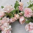 thumbnail image 5 of Room Decor Artificial Peony Wreath Home Indoor And Outdoor Door Knocker Decoration Fake Plants Porch Decor, 5 of 6