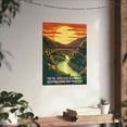 thumbnail image 3 of ELNEIT - New River Gorge National Park Poster, Unframed Matte Paper, S05, 3 of 4