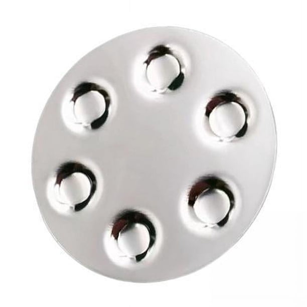 5x Paleta de Mezcla de Maquillaje, Paleta de Sombras de Ojos, Mini Paleta de Mezcla de Cosméticos de Brillo de Labios Redondo, Paleta de Maquillaje de 5 piezas