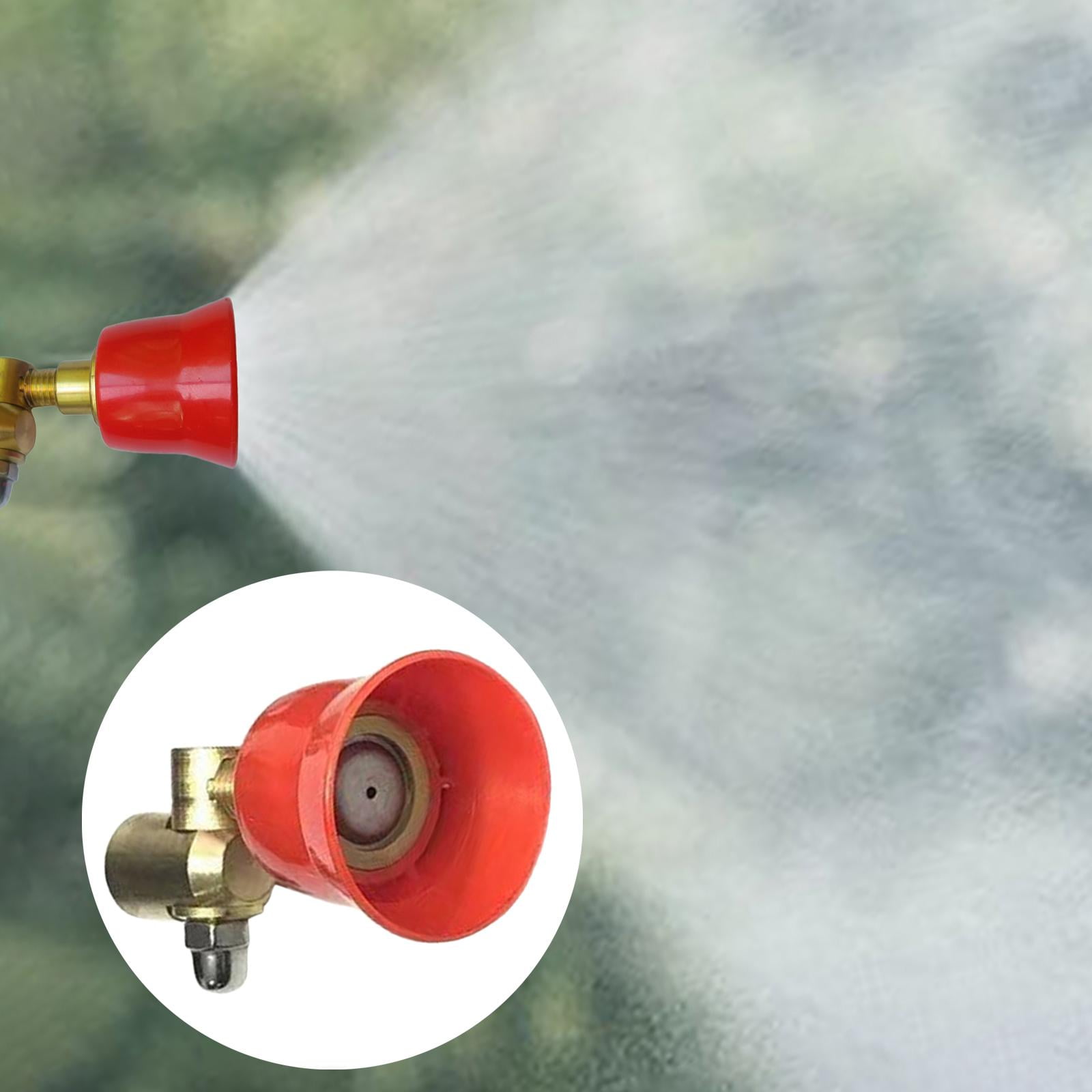 Brass Misting Nozzle Garden Water Irrigation Sprinkler Fitting High Pressure Brass Fog Misting