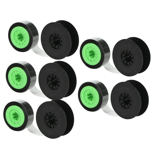 Printer Accessories,5Pcs Ink Ribbon Black Black Green Ink Ribbon Printer Ribbon High-End Performance