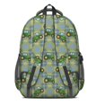 thumbnail image 3 of Tractor and Tractors Blue Pattern Backpack for School, Cute School Bag with Adjustable Shoulder Straps and Padded Back, 16.9"x12.6"x5.9", 3 of 5