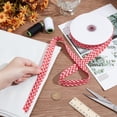 thumbnail image 3 of 40 Yards Double Fold Bias Tape 0.8 Inch Gingham Bias Binding Tape Polyester Pre-fold Bulk Bias Tape for Sewing Seaming Hemming Piping Quilting Red, 3 of 6