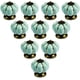 thumbnail image 1 of Juego de 10 pomos vintage de cerámica MACHAO estilo europeo forma de calabaza azul claro, 1 of 5