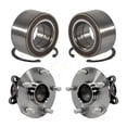 thumbnail image 1 of Kugel Front Rear Wheel Bearing and Hub Assembly Kit for Car 2008-2013 Suzuki SX4 FWD - Left Right Side (Driver Passenger) K70-101667, 1 of 8