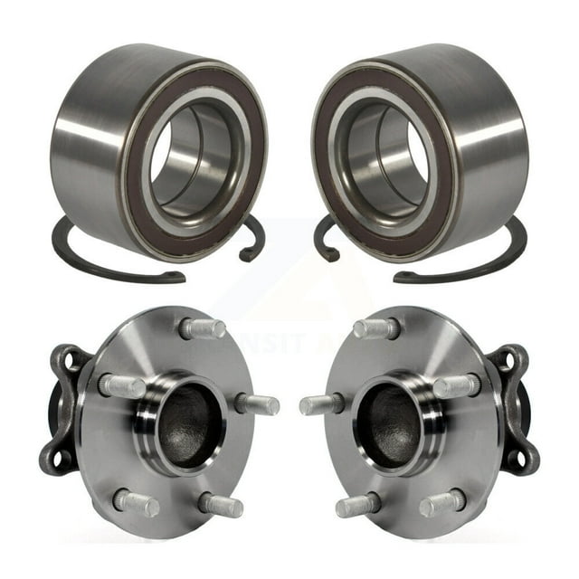 Kugel Front Rear Wheel Bearing and Hub Assembly Kit for Car 2008-2013 Suzuki SX4 FWD - Left Right Side (Driver Passenger) K70-101667