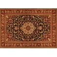thumbnail image 1 of Ahgly Company Machine Washable Indoor Rectangle Medallion Orange Traditional Area Rugs, 8' x 10', 1 of 1