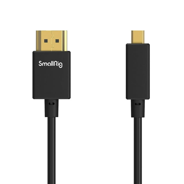 Cable HDMI SMALLRIG Micro ultrafino de 35 cm, 4K, 60 Hz, HDR 2.0