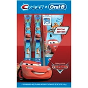 Crest® + Oral-B® Disney Pixar Cars Toothbrush & Toothpaste Kit 3 pc Box