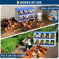 thumbnail image 5 of EuKer 8-Holes Chicken Nesting Box, Heavy-Duty Metal Laying Boxes for Backyard, Farms, Chicken Coop, Blue, 5 of 7