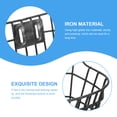 thumbnail image 3 of HONMEET Black Front Basket, Iron Material for Convenient Storage and Carrying, 1 Piece, 3 of 8