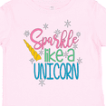 thumbnail image 4 of Inktastic Sparkle Like a Unicorn Boys or Girls Toddler T-Shirt, 4 of 5