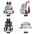 thumbnail image 2 of JIALIOU Mini Backpack Purse for Women Quilted Casual Daypack Small Travel Shoulder Bag, Raining Hearts, 2 of 7