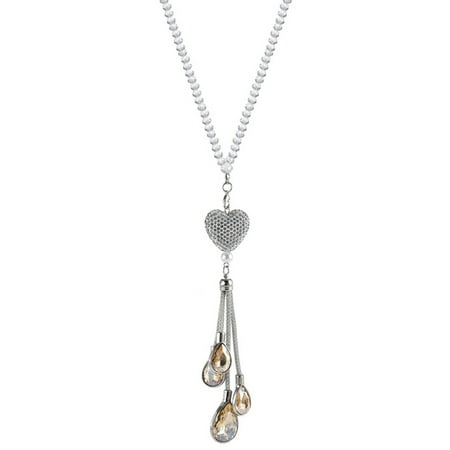 

Car Rearview Mirror Pendant Crystal Glass Ornament with Rhinestone Decorative Heart-shaped Car Mirror Accessories Champagne Gold