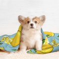 thumbnail image 4 of Yiaed Lemon Print Dog Blankets-Cat Blanket Washable for Couch Protection,Puppy Blanket, Soft Plush Reversible Throw Furniture Protector-, 4 of 8