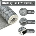 thumbnail image 6 of FairOnly 10'x13' Grey Oriental Washable Area Rugs for Living Room Vintage Distressed Non Shedding Bathroom Rugs Family Room Area Rug Indoor Floor Carpet, 6 of 7